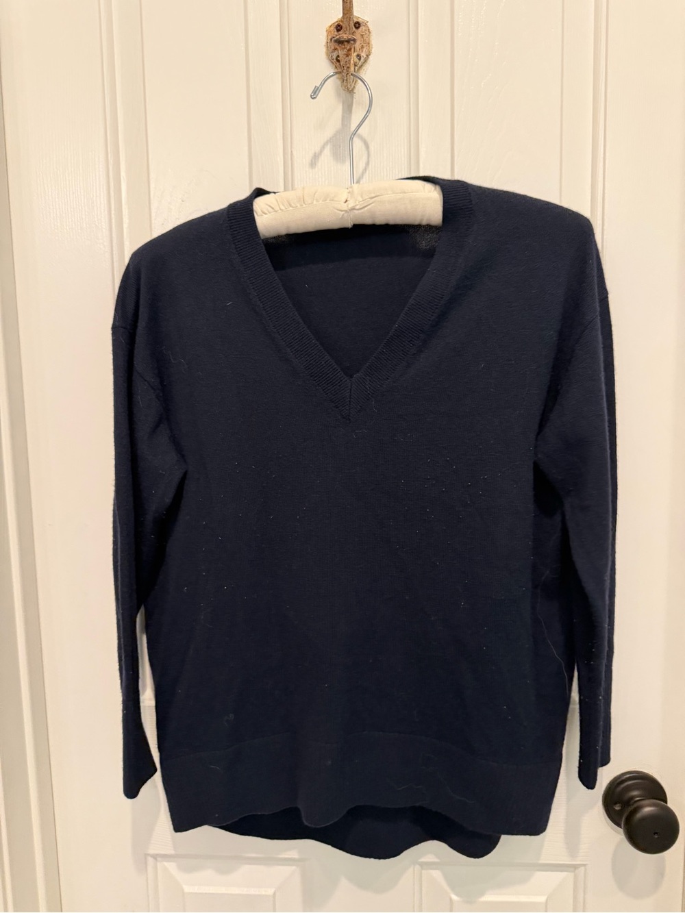 V-Neck Sweater - Navy